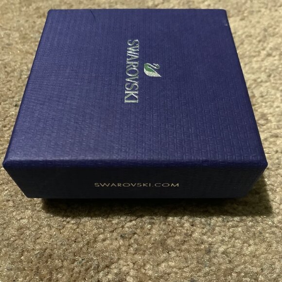 Swarovski Swan Signum Pendant Necklace - Rose Gold Tone Plated (New) - Picture 9 of 9